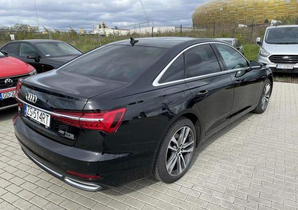 Audi A6 cena 239900 przebieg: 6100, rok produkcji 2023 z Pogorzela małe 56